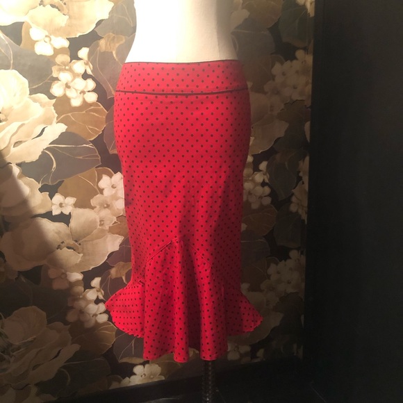 hell bunny red polka dot skirt - Picture 3 of 9